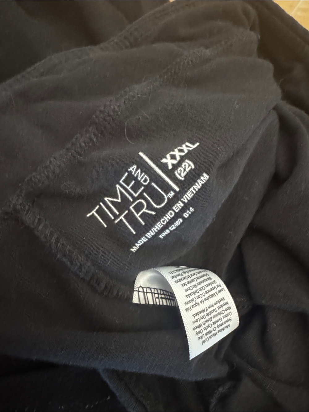 Bundle of 4 Black Stretch Leggings - Classic Pull-On Style - Picture 5 of 5